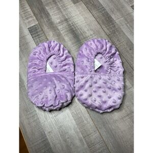 LAVENDER SPA FOOTIES IN CLASSIC LAVENDER DOT‎ FABRIC